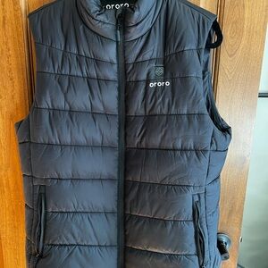 Ororo Black Puffer Vest